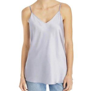 Lafayette 148 Eva Bias Silk Tank Aster